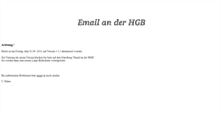 Desktop Screenshot of mail.hgb-leipzig.de